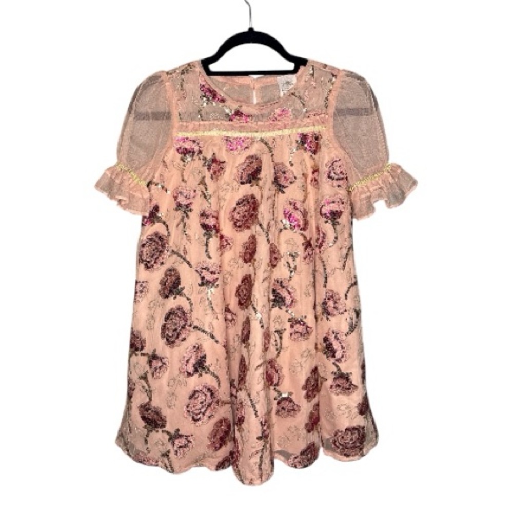 NWOT Disney Store Beauty & the Beast Princess Belle Rose Dress size 9/10